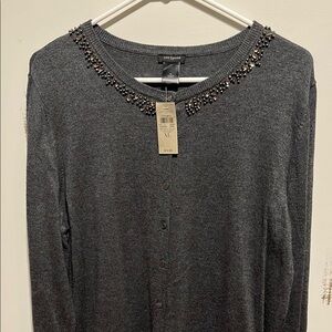 Ann Taylor Women's Charcoal Sweater